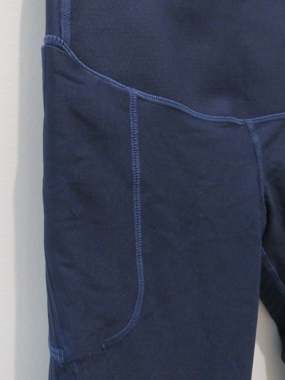 FANKA Body Sculpt Side Pocket Leggings Navy Small Athleisure Workout Gym Shaping - Picture 6 of 14
